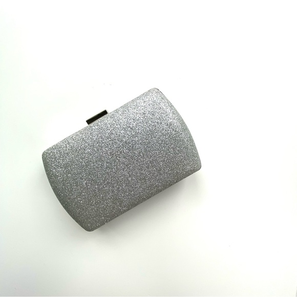 Charming Charlie, glittery silver bag - Picture 4 of 7